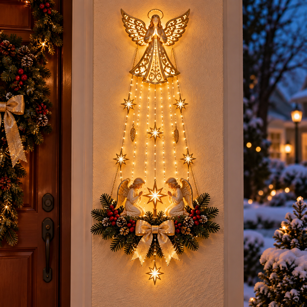Angel's Blessing lighted wall decor