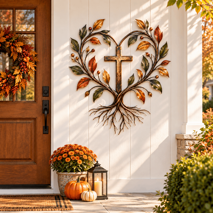 ✝️🌳Faith & Roots Tree of Life Cross Wall Decor