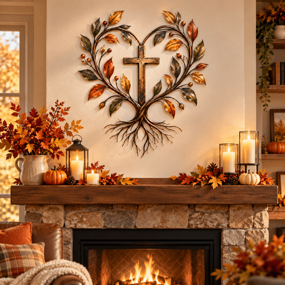 ✝️🌳Faith & Roots Tree of Life Cross Wall Decor