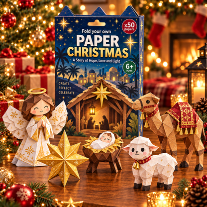 🧘Fold Your Own Magical Christmas World- 🎄3D DIY Paper Christmas(💕Step-by-Step Guide Included)
