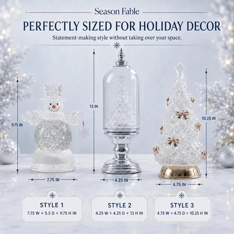 ❄️Winter Wonderglow™ – Lighted Musical Christmas Snow Globe Lantern