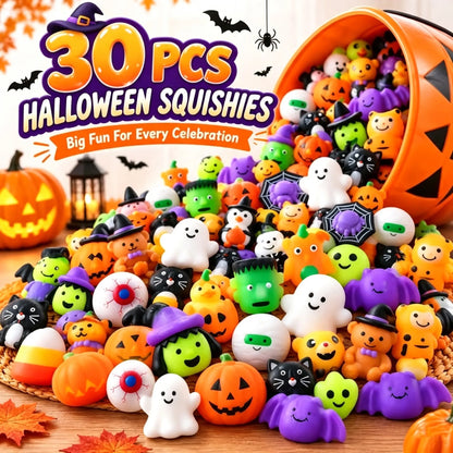 🔥Last Day 49% OFF - 🎃 30Pcs/Pack Halloween Mochi Squishy Toys