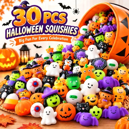 🔥Last Day 49% OFF - 🎃 30Pcs/Pack Halloween Mochi Squishy Toys