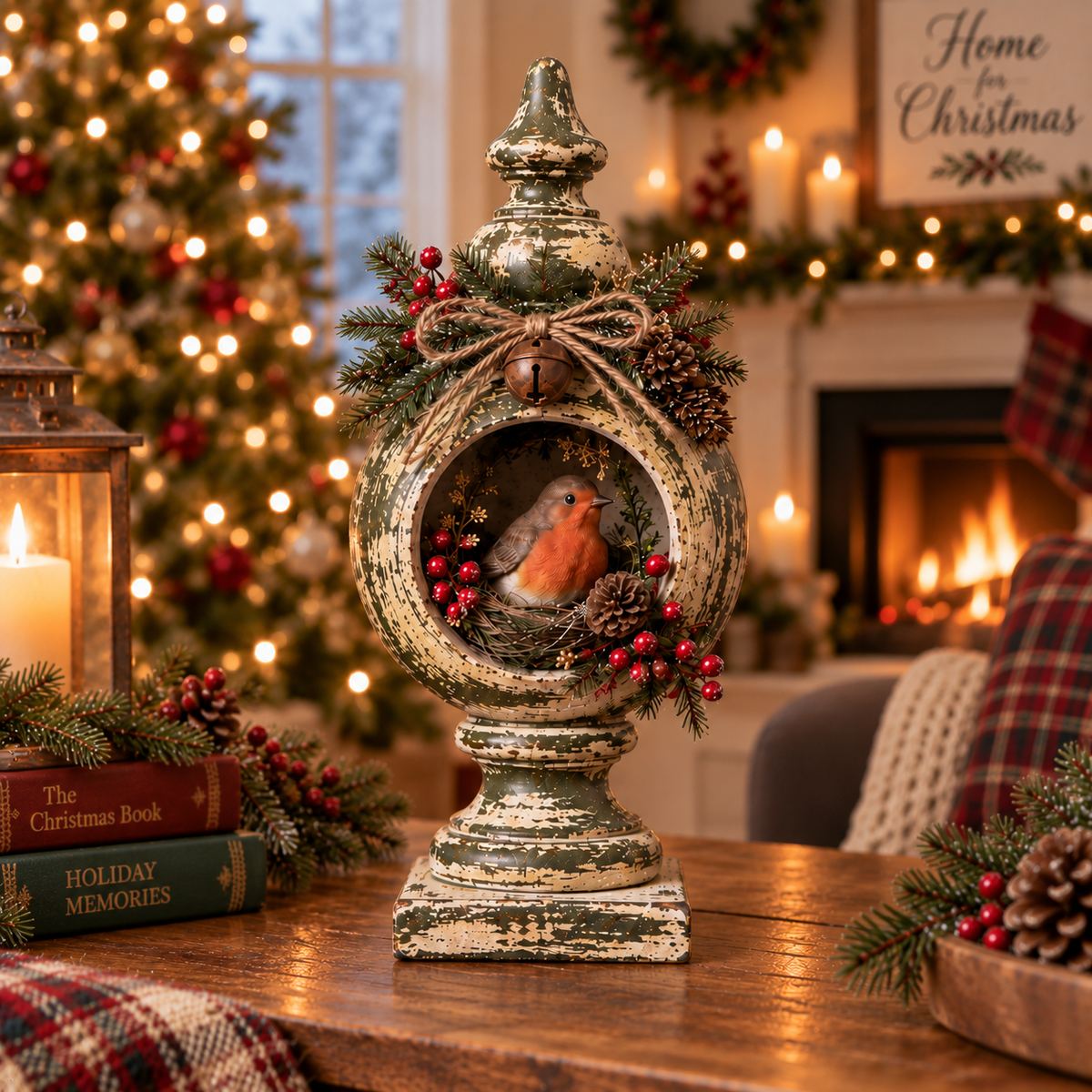 Robin Christmas Bird Keepsake