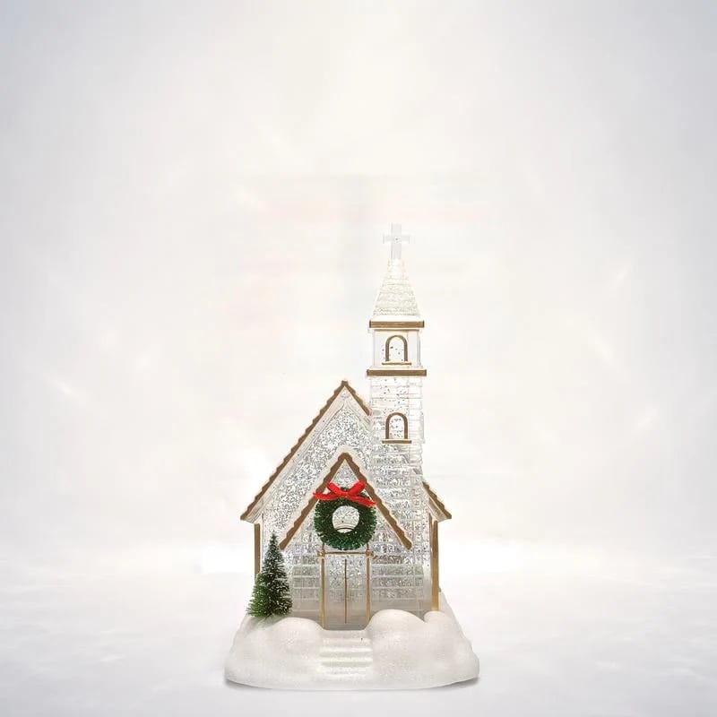 ❄️Winter Wonderglow™ – Lighted Musical Christmas Snow Globe Lantern