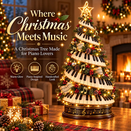 🎹🎄 Christmas in Every Key | Lighted Piano Tree ✨