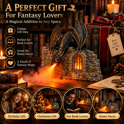 🔥🐉Enchanted Dragonfire Humidifier – A Touch of Magic for Your Cozy Corner
