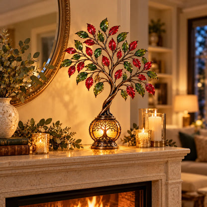 🌳✨ Everlasting Roots™ – Lighted Tree of Life Lantern