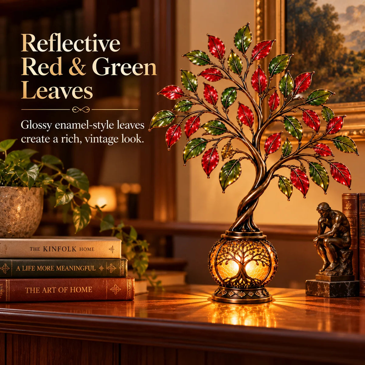 🌳✨ Everlasting Roots™ – Lighted Tree of Life Lantern