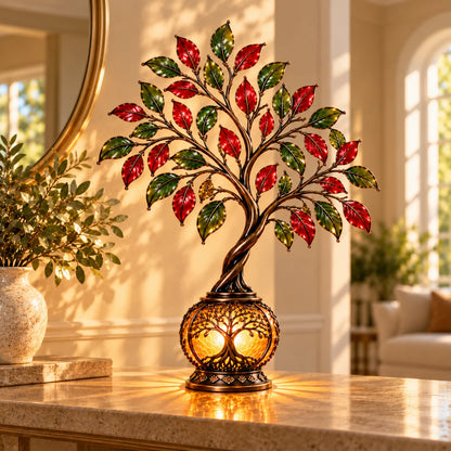 🌳✨ Everlasting Roots™ – Lighted Tree of Life Lantern