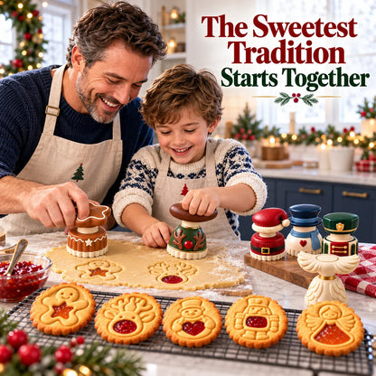 🔥Limited time 70% OFF -🍓🍪 Christmas Jam Cookie Press – Make Adorable Holiday Cookies at Home!