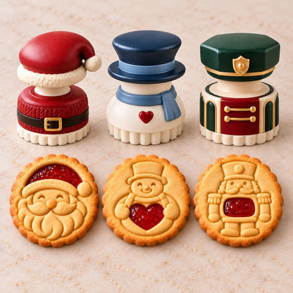 🔥Limited time 70% OFF -🍓🍪 Christmas Jam Cookie Press – Make Adorable Holiday Cookies at Home!
