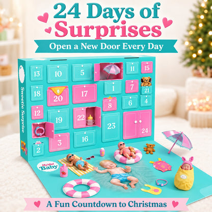 🔥😍24-Day Mini Doll Advent Calendar – Holiday Surprise Countdown