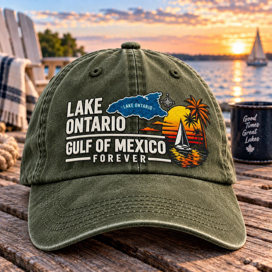 Army Green Lake Ontario cap