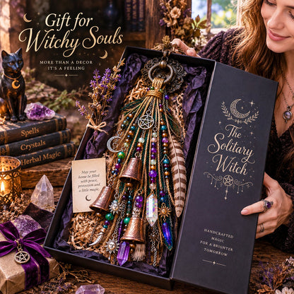 ⭐2026 USA Sale: Up to 50% OFF -🔮Witchy Door Charm - Bells, Crystals & Celestial Hanging Decor