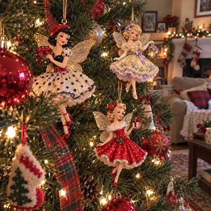 Vintage Fairy Christmas Ornaments – A Touch of Old-Fashioned Magic