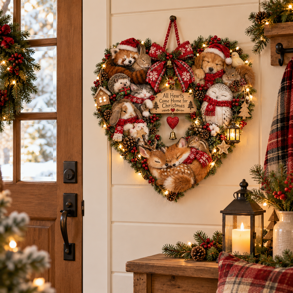 ❤️✨Where Love Comes Home™ – Christmas Heart Wall Decor