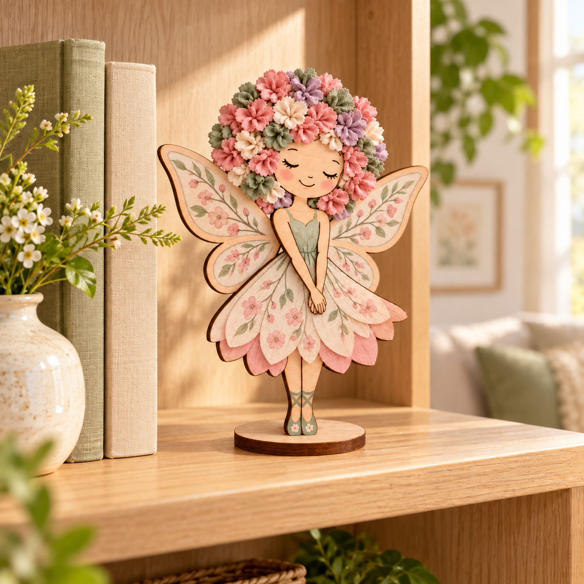 Finished Flower Fairy home display