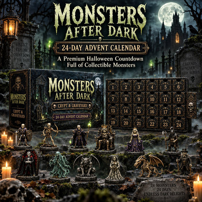 ⭐2026 USA Sale: Up to 50% OFF -24-Day Monsters After Dark Advent Calendar