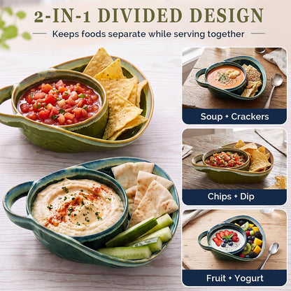 🥣2-in-1 Cereal & Snack Bowl – Keep Every Bite Fresh and Crunchy