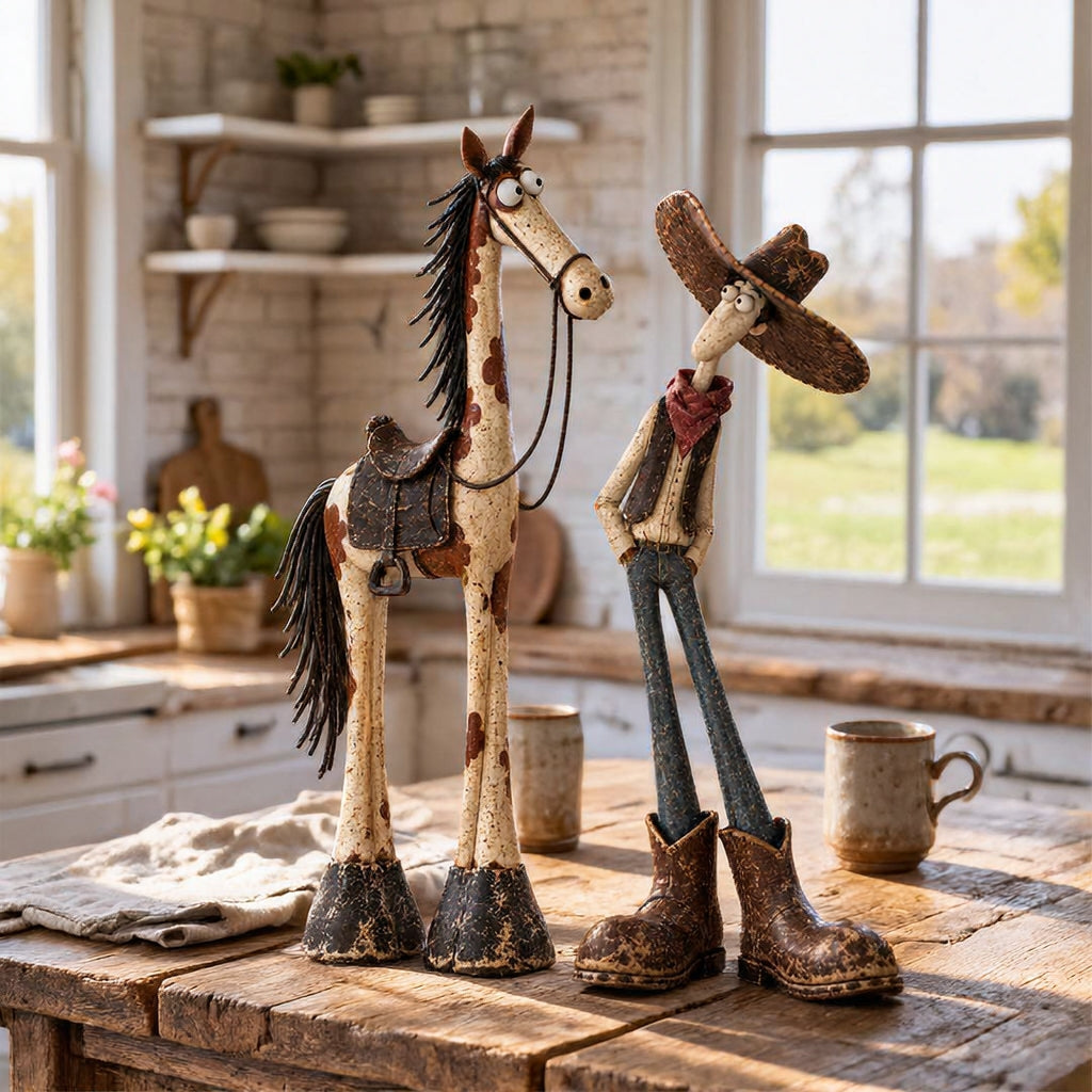 🔥LAST DAY 49% OFF | Nestmiro®Handmade🤠 Just a Cowboy & His Trusty Ol’ Horse 🐴