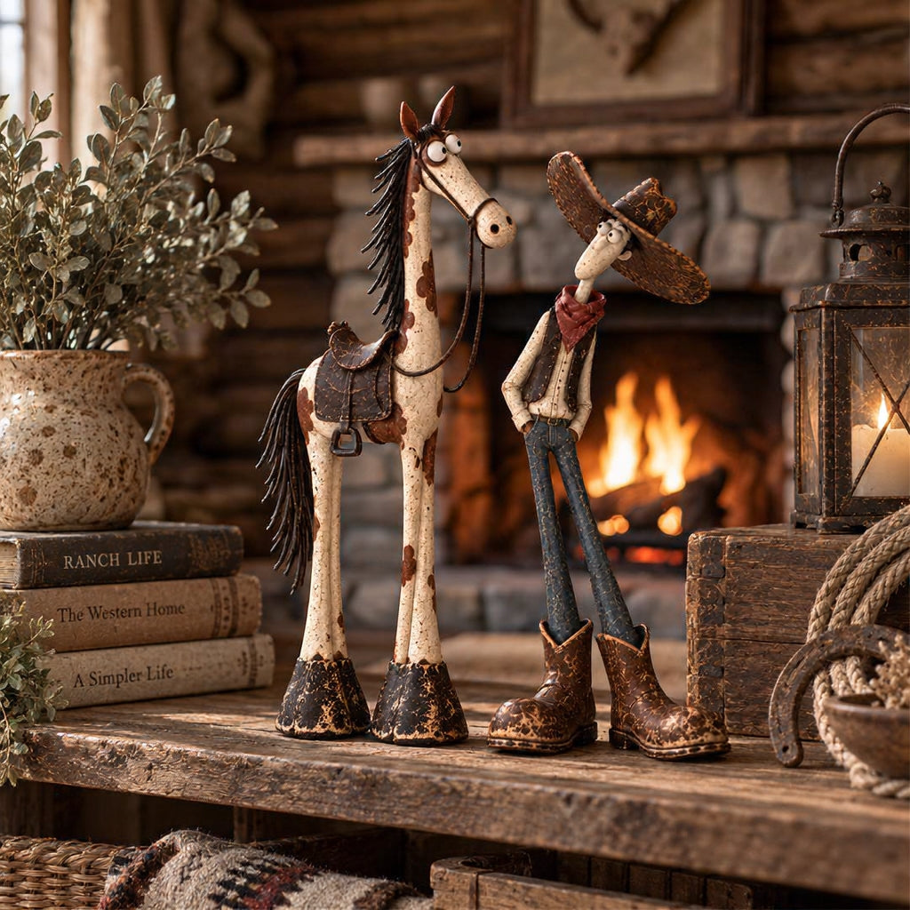 🔥LAST DAY 49% OFF | Nestmiro®Handmade🤠 Just a Cowboy & His Trusty Ol’ Horse 🐴