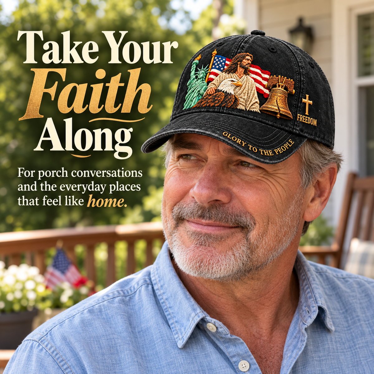 ✝️Faith & Freedom – 2027 Nestmiro®American Heritage Embroidered Cap 🧢