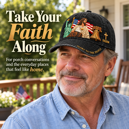 ✝️Faith & Freedom – 2027 Nestmiro®American Heritage Embroidered Cap 🧢