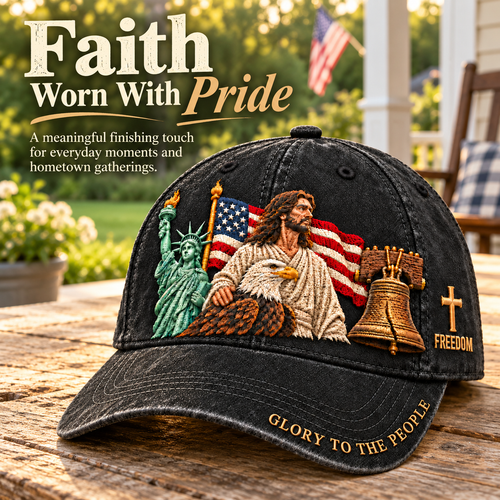 ✝️Faith & Freedom – 2027 Nestmiro®American Heritage Embroidered Cap 🧢