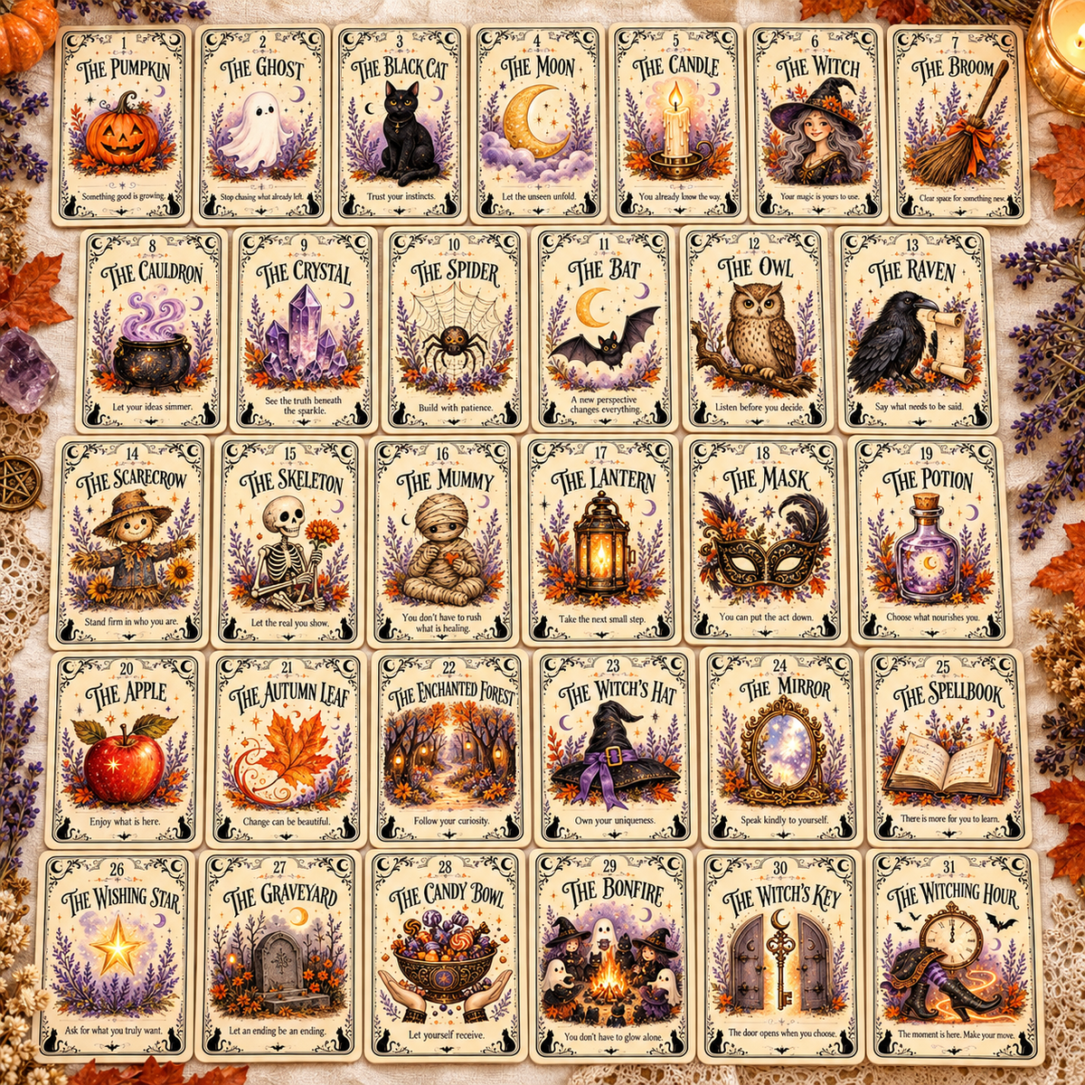 🔥😍Mystic Night Fortune Card Deck🔮