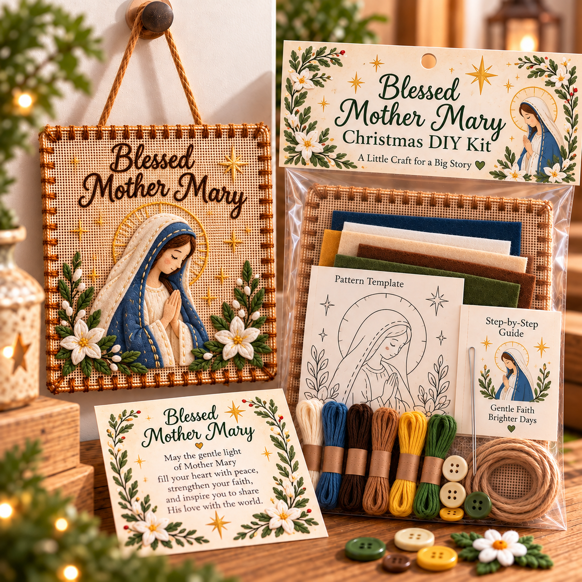 ✝️ Christmas Faith Fabric Weaving Kit