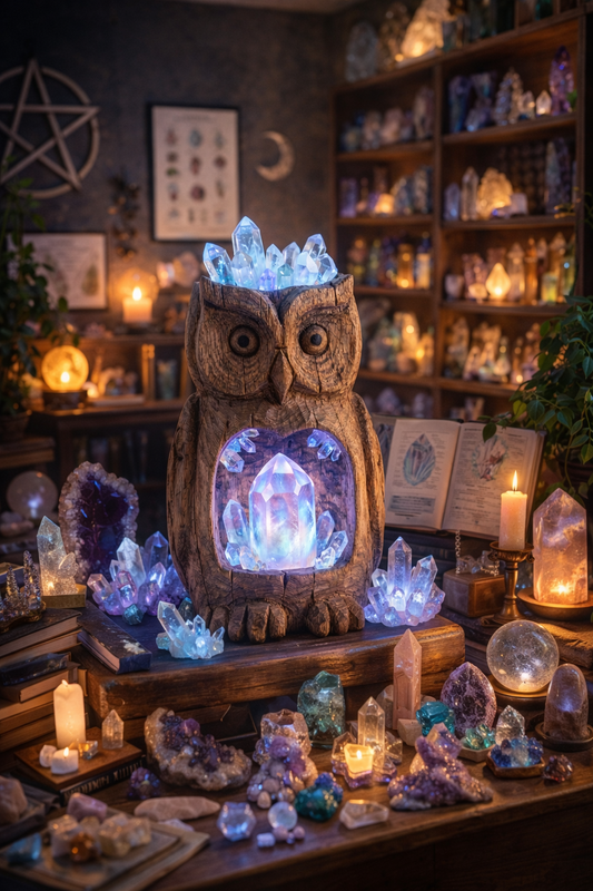 🦉The Crystal Guardian Owl