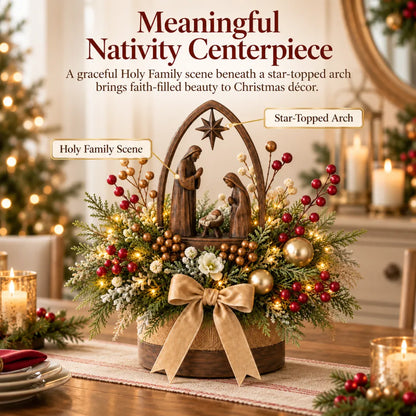 🌸Holy Night Christmas Nativity Display