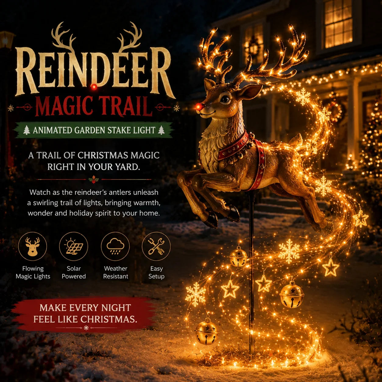 2027 Fellime® Christmas Magic Flowing Light Collection