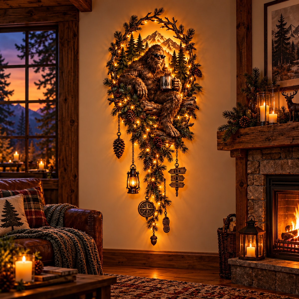 🔥😍Dark Legends – Illuminated Fantasy Wall Decor