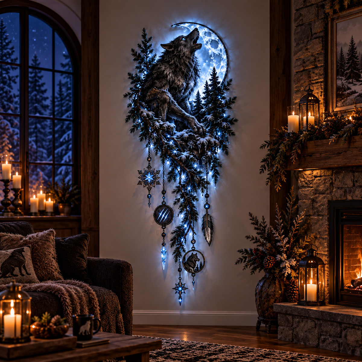 🔥😍Dark Legends – Illuminated Fantasy Wall Decor