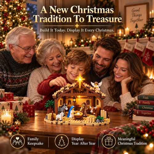🔥😍Holy Night Christmas Building Set