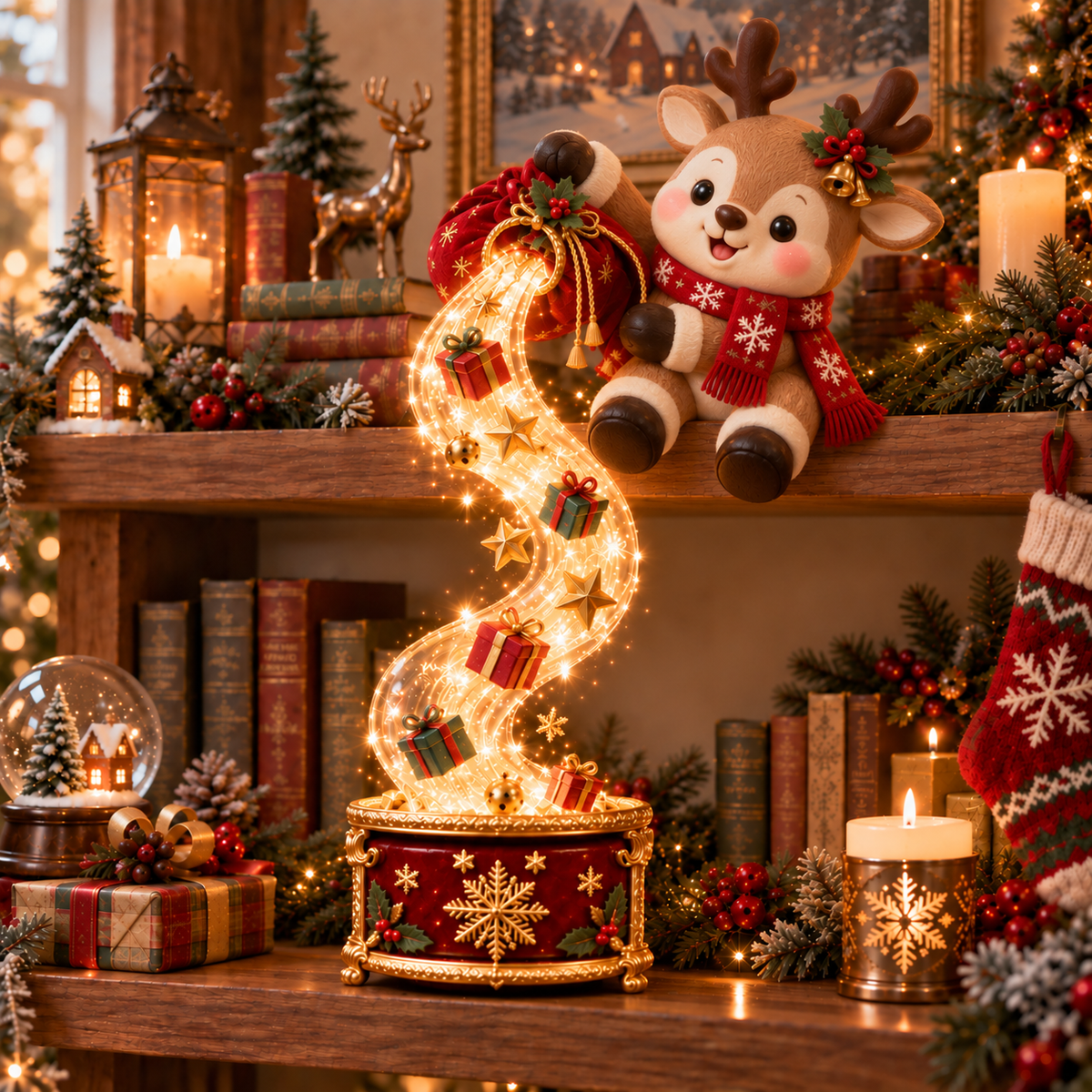 🔥😍Christmas Magic Cascade Shelf Sitter Collection