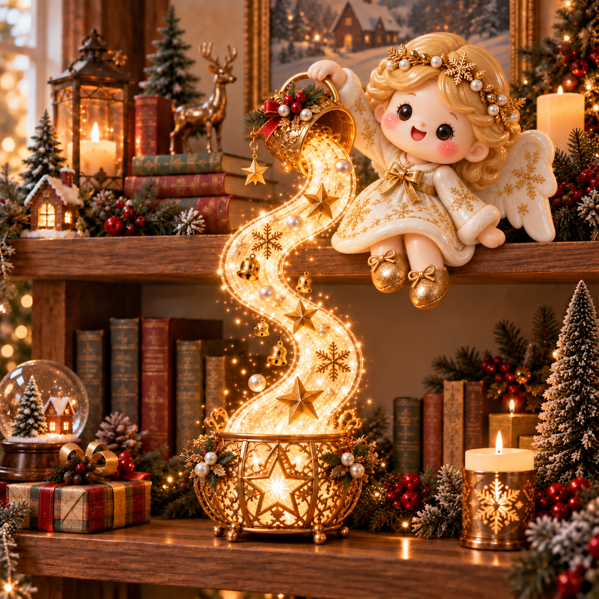 🔥😍Christmas Magic Cascade Shelf Sitter Collection