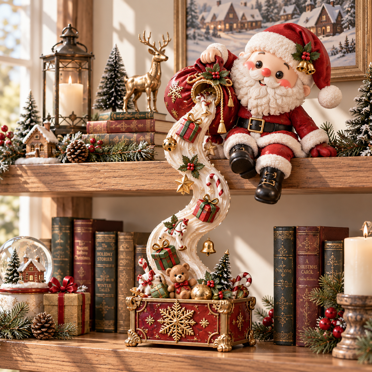 🔥😍Christmas Magic Cascade Shelf Sitter Collection