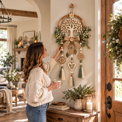 🔥😍Where Love Grows – Boho Tree of Life Decor🌲
