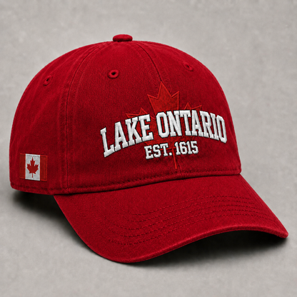 🍁 The Lake Never Leaves You – Lake Ontario Embroidered Cap