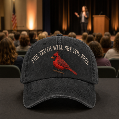 💜 Her Voice Lives On — Cardinal Legacy Embroidered Cap