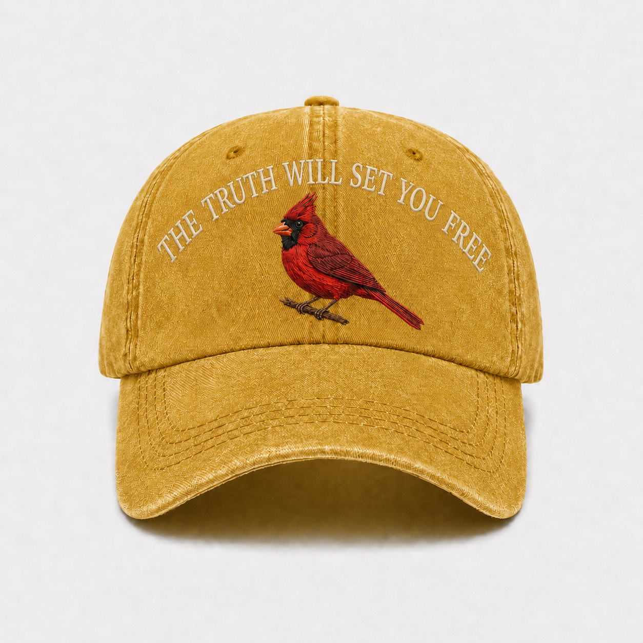 💜 Her Voice Lives On — Cardinal Legacy Embroidered Cap