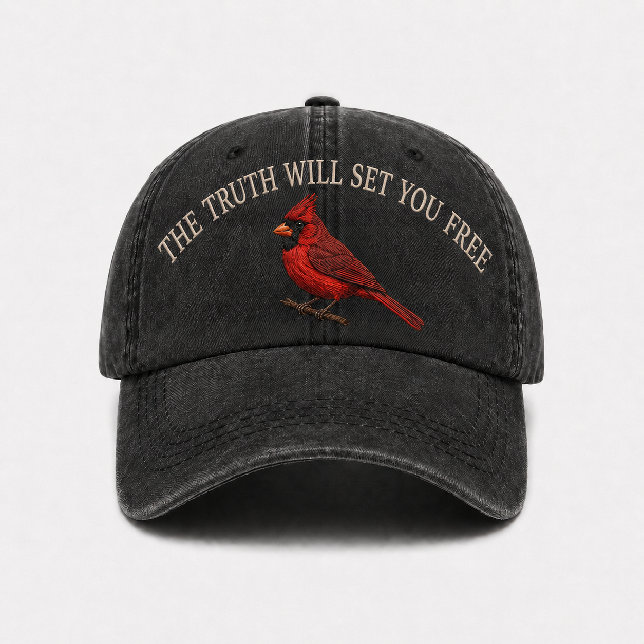 💜 Her Voice Lives On — Cardinal Legacy Embroidered Cap