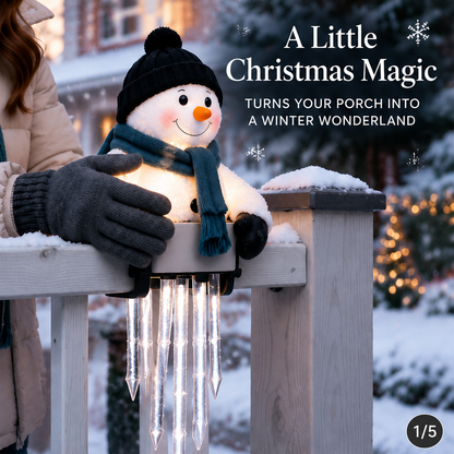 2027 Nestmiro® Christmas Glow Friends Icicle Railing Lights