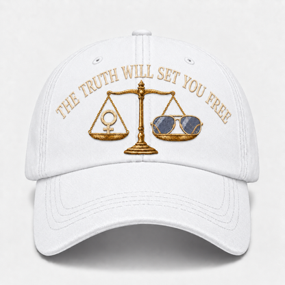 💜 The Truth Will Set You Free Embroidered Cap