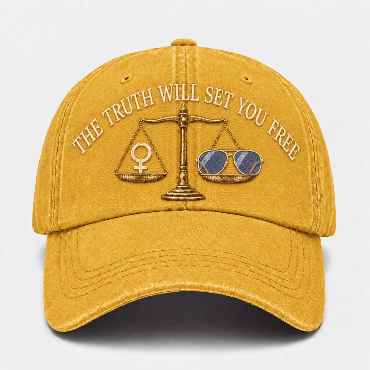 💜 The Truth Will Set You Free Embroidered Cap