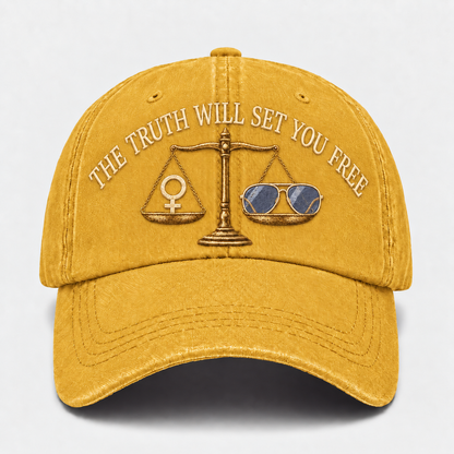 💜 The Truth Will Set You Free Embroidered Cap