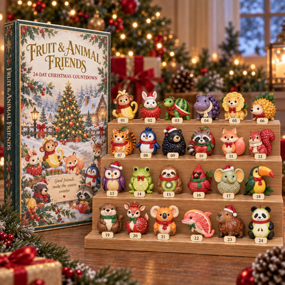 🦔🍇 Fruity Friends | 24-Day Christmas Advent Calendar